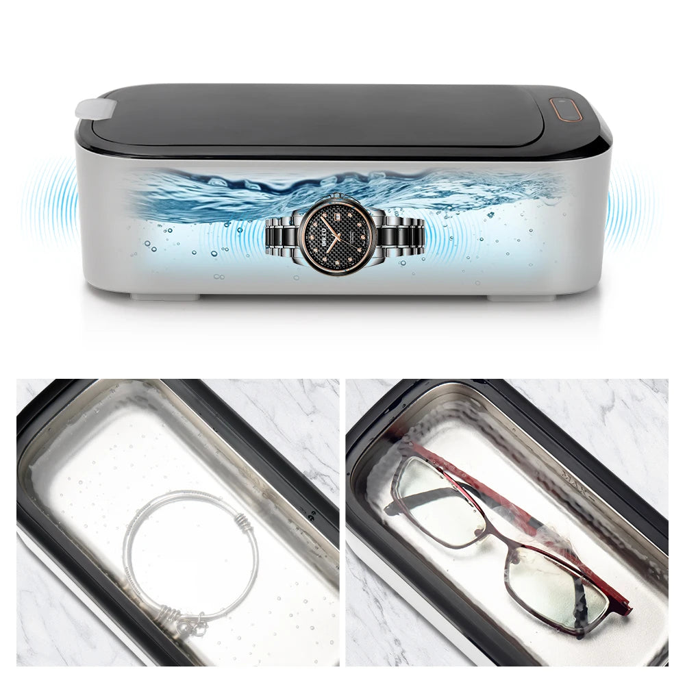 Ultrasonic Cleaner 46000HZ Ultrasonic Bath Ultrasonic cleanser Wash For Jewelry/Eyeglass/Watch/Razor, Home Appliance