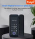 Tuya APP Control Sliding Glass Lock Fingerprint Smart Lock Bluetooth 13.56Mhz RFID Electronic Single Double Glass Door Boltlock