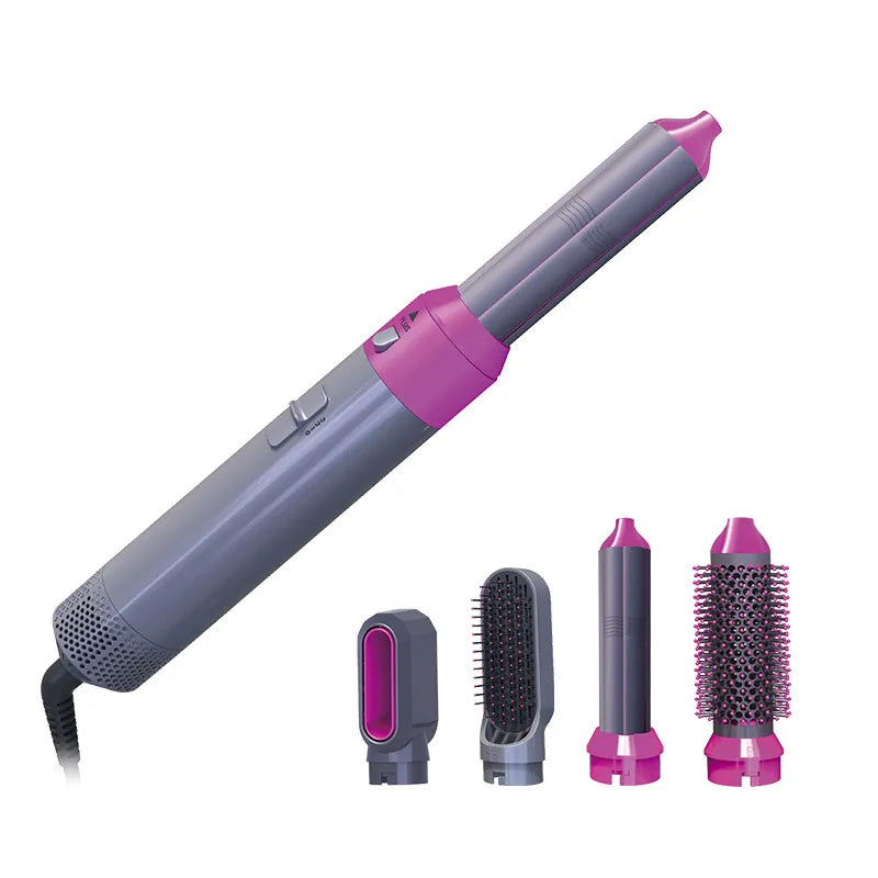 5-in-1 Curling Iron  Hot Air Comb Hair Comb  Multi-functional Styling Curling Iron  Hair Dryer  Automatic  Hair Brush