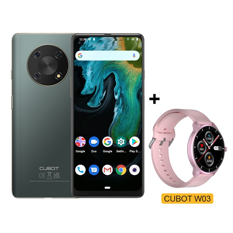 Cubot MAX 3 Smartphone 6.95" Ultra Large Full Screen Mini Tablet Mobile Phone 48MP Triple Camera 5000mAh Celular NFC Android 11