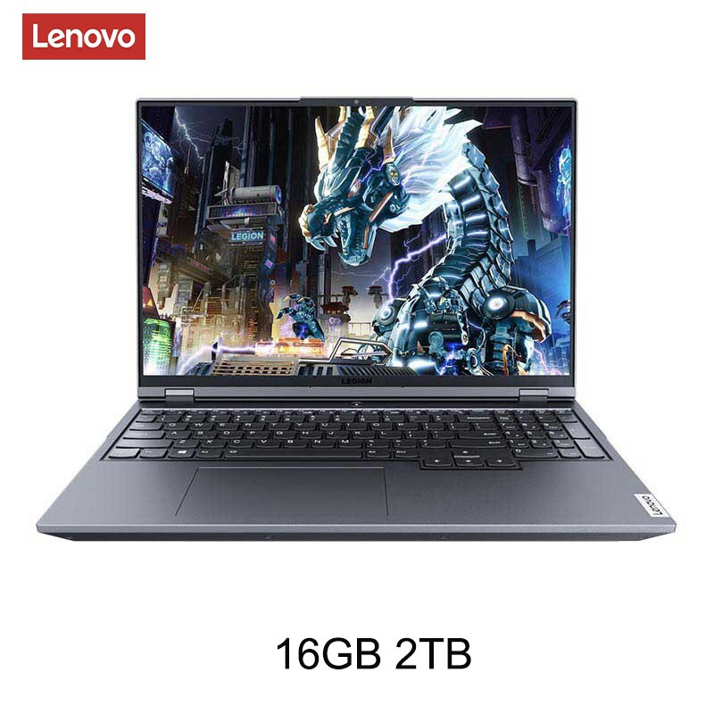 Original Lenovo LEGION R9000P Gaming Laptop 16 Inch 2.5K 165Hz 3ms IPS Screen Notebook AMD R7-5800H 16GB 512GB RTX3060 Computer