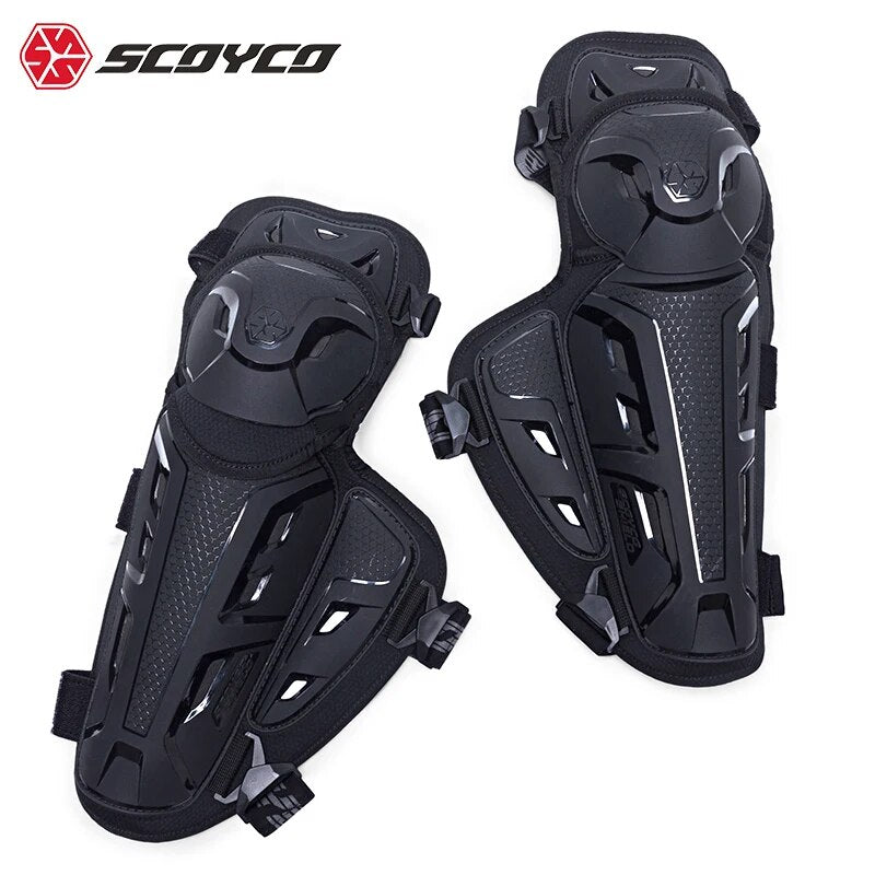 SCOYCO Motorcycle Protector K26H26 Knee Elbow Protector 4/PCS TPU Material Anti Fall Collision Protector CE Protector