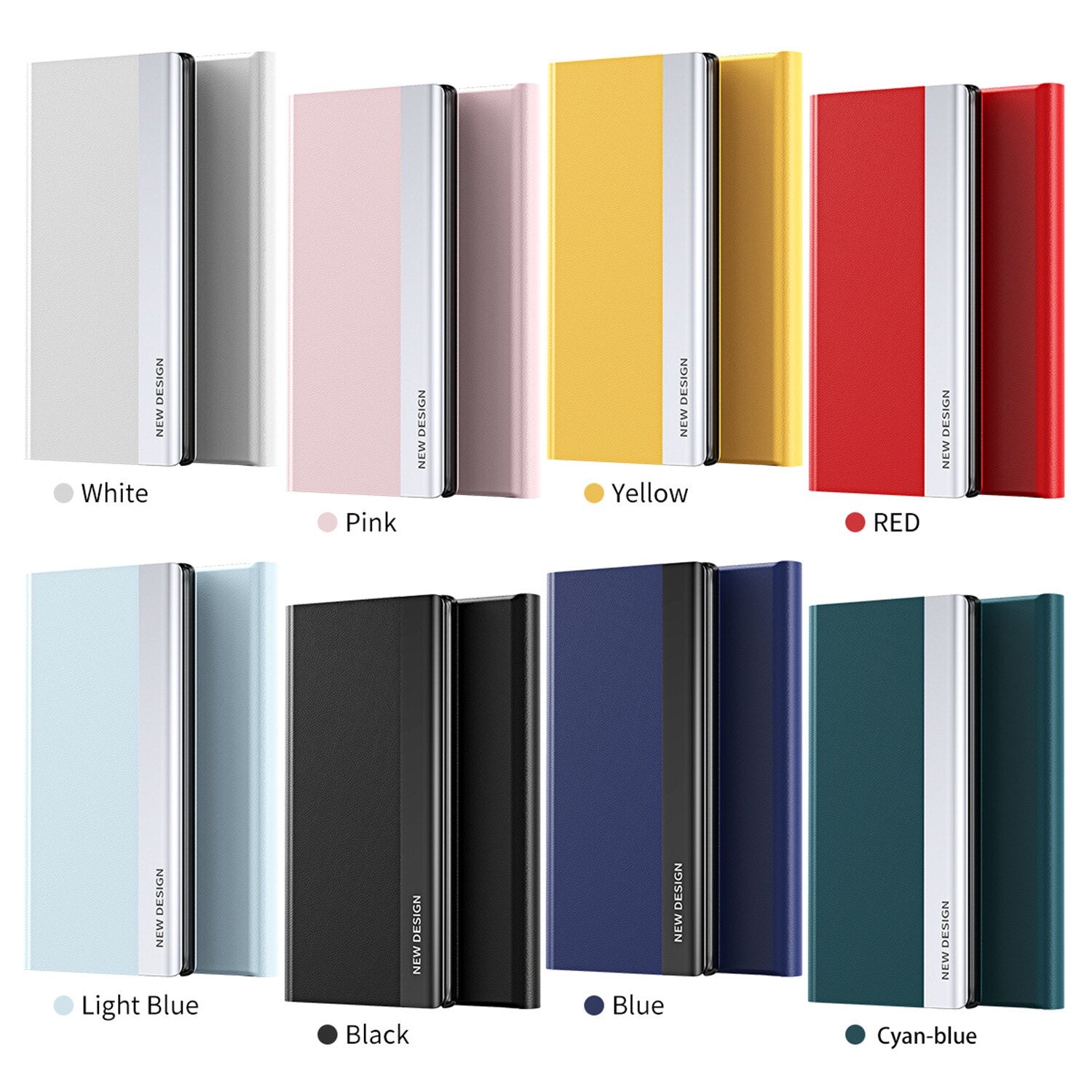 9D Plating Leather Flip Case For Huawei P40 Lite E P30 Pro Mate 20 30 40 Cover Coque Fundas Etui Accessory