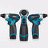 Compact 12V Electric Screwdriver 2500RPM 100N.m Cordless Impact Driver All-Copper Motor Compatible For Makita 10.8V Battery