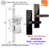 NEW RAYKUBE H4 Tuya Electronic Lock Wifi Smart Door Lock Fingerprint Lock Password IC Card Key USB Charge For Smart Home