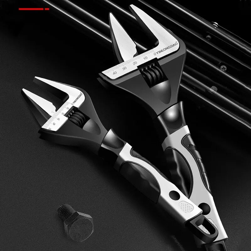New Adjustable Spanner Universal Key Nut Wrench Opening Wrench Home Hand Tools Multi Tool 6inch 8inch