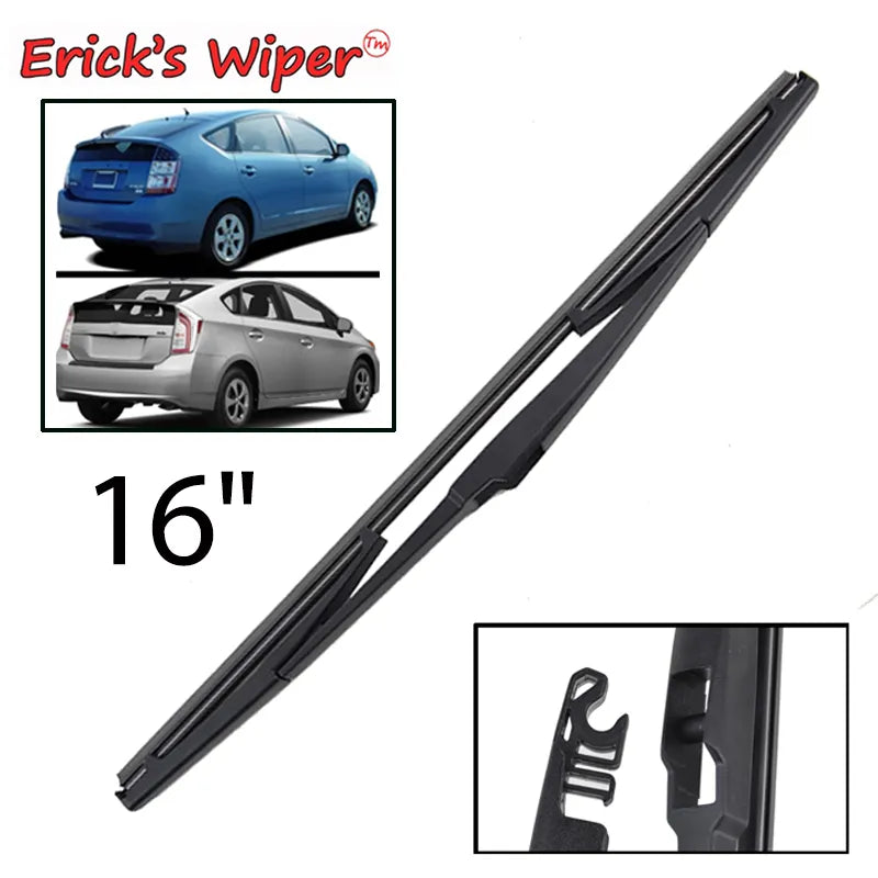 Erick's Wiper 16" Rear Wiper Blade For Toyota Prius 2003 - 2015 Windshield Windscreen Clean Tailgate Window Car Rain Brush