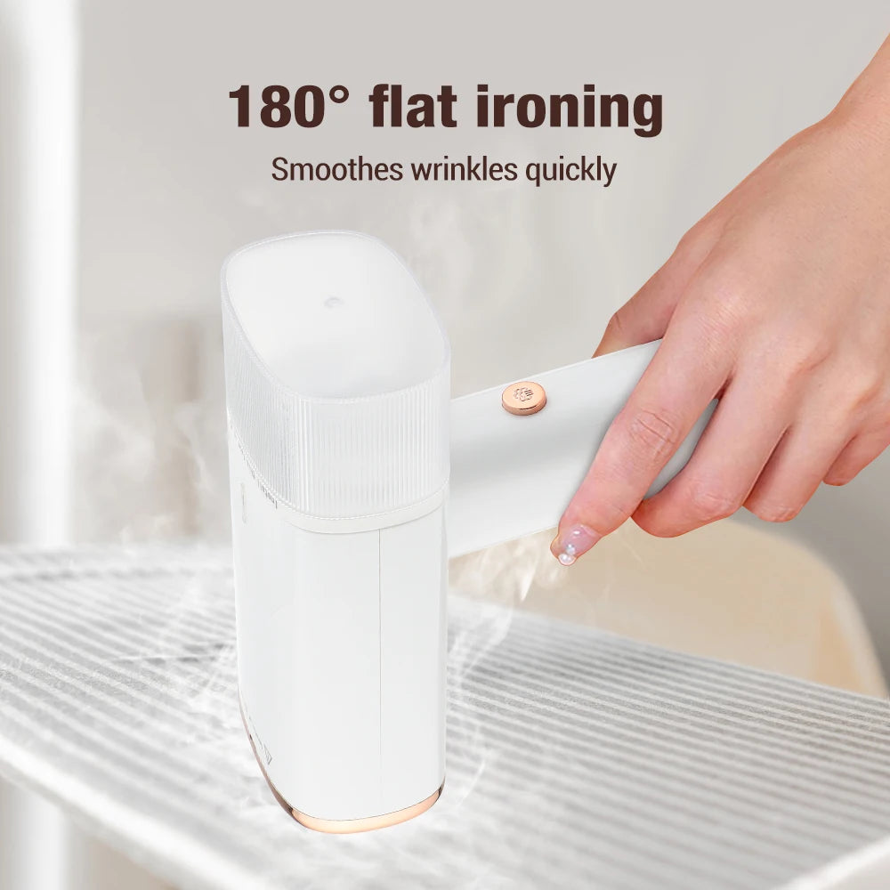 Handheld Garment Steamer Iron Home Foldable Electric Fabric Steamer Portable Mini Hanging Flat Ironing Machine for Clothes