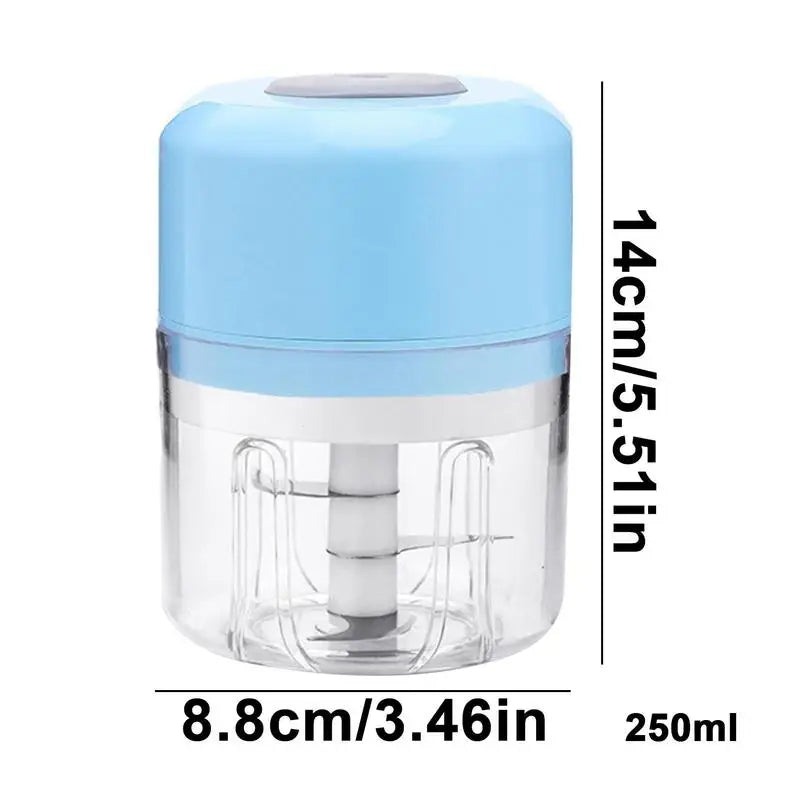Electric Ice Crusher 250ML Cordless Kitchen Ice Shaver Maker Kitchen Tools Multifunctional Ice Blender Smoothie Machine For