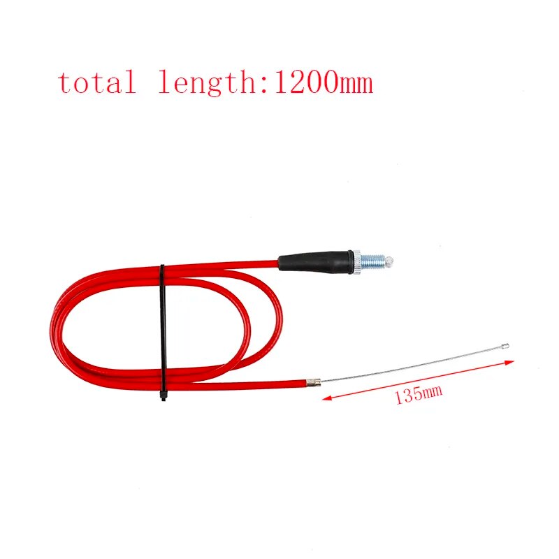 980/1070/1200mm Throttle Clutch Cable For Chinese Pit Dirt Motor Bike XR50 CRF50 CRF70 KLX 110 125 SSR TTR BBR Horizontal Engine