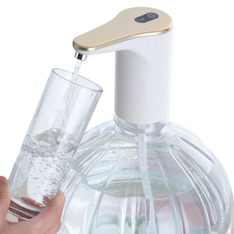 Electric Water Bottle Pump Automatic USB Charging Barreled Water Pump Dual Mode Switch Water Dispenser Pump For Home
