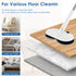 Cordless Electric Mop with 4 Mop Pad Rechargeable Electric Mop Floor Cleaner Dual Head Spin Mop Efficient Hardwood Floor Cleaner