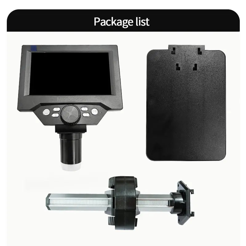 5.5" LCD Digital Microscope 1000X 1080P Coin Microscope Magnifier with Stand Soldering Microscope for Electronics Repair
