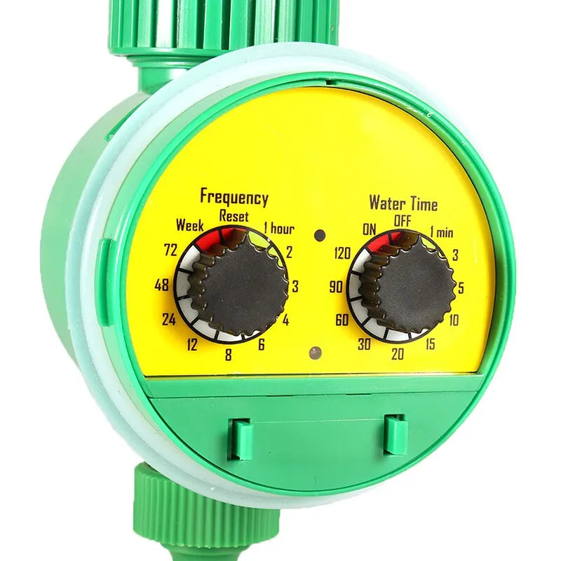 Green Outdoor Plastic Garden Electronic Automatic Watering Hose Irrigation Timer Faucet Water Hose