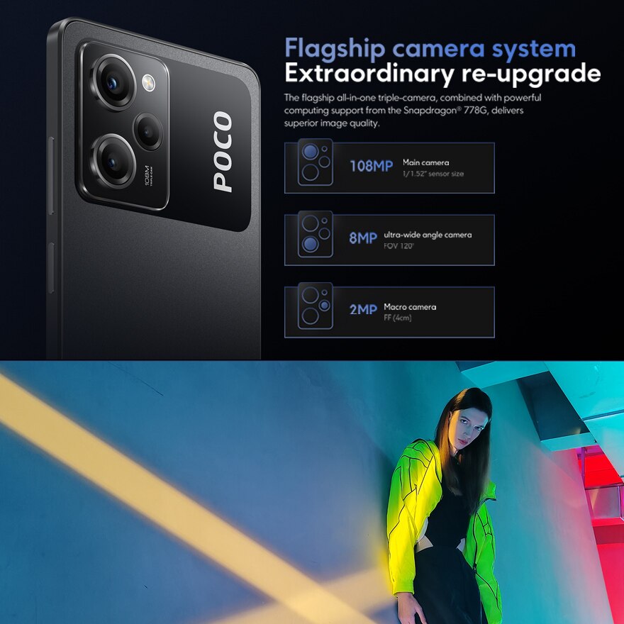 Global Version POCO X5 Pro 5G Smartphone 128GB/256GB NFC Snapdragon 778G 6.67" Flow AMOLED DotDisplay 108MP 67W Fast Charging