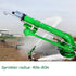 agricultural long range high pressure water irrigation system rain gun spay automatic metal sprinkler head 360 degree rotating