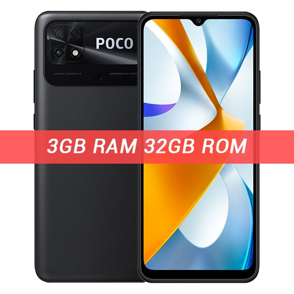 POCO C40 32GB/64GB Global Version 6.71" DotDrop Display 13MP Dual Camera 6000mAh Battery Octa Core CPU