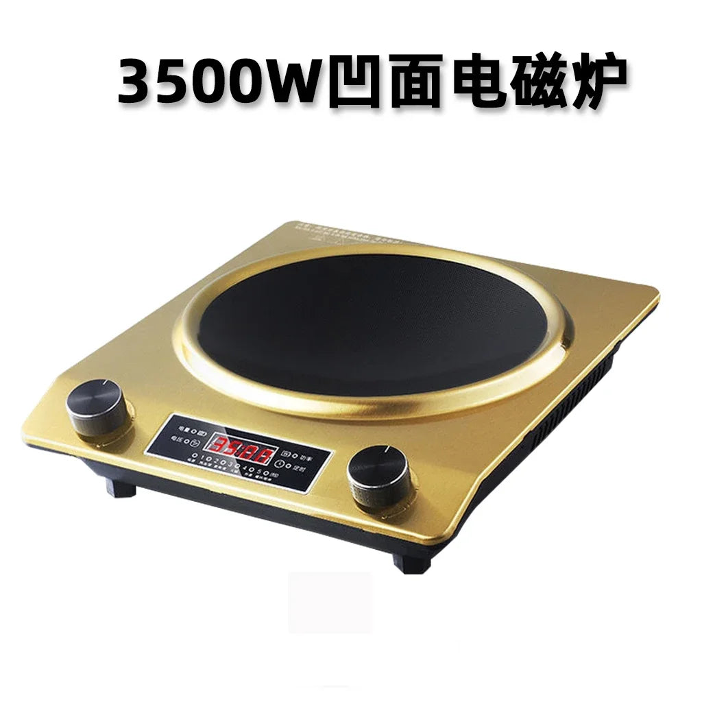 Induction cooker household concave high-power  induction cooker, fierce stir-fry stove special pot for cooking waterproof stove
