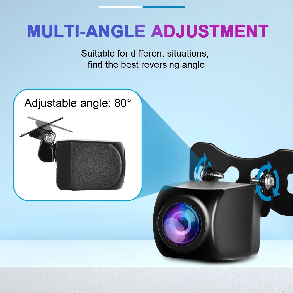 Podofo 4PIN Full Color HD Reversing Camera 15M Reversing Extension Cord 2.5mm AVIN port