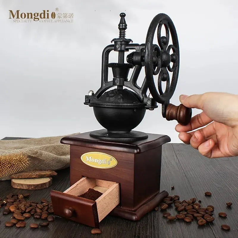 Mongdio Retro, Hand Coffee Grinder, Coffee Bean Grinder