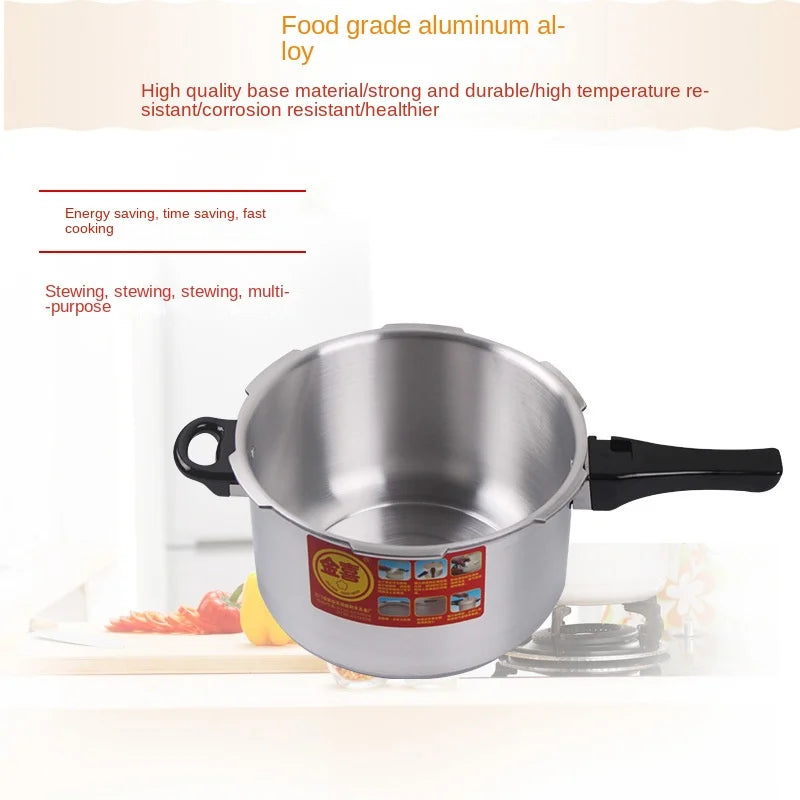 18/20/22cm Kitchen Pressure Cooker Electric Stove Gas Stove Energy-saving Safety Cooking Utensils Outdoor Camping 3/4/5L