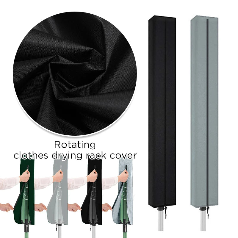 Rotary Washing Line Cover Waterproof Rotary Dryer Cover Clothes Airer with Zip Airer Garden Parasol Protector New 4 Colors