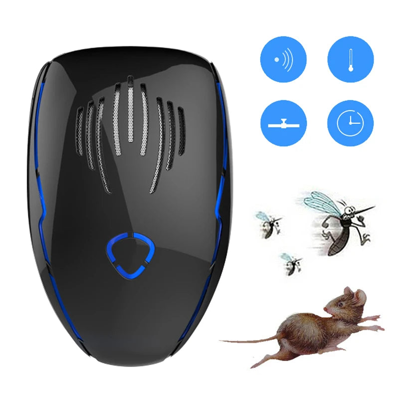 Electronic Repeller Ultrasound Mouse Cockroach Repeller Device Insect Rats Spiders Mosquito Killer Pest Control Household Pest