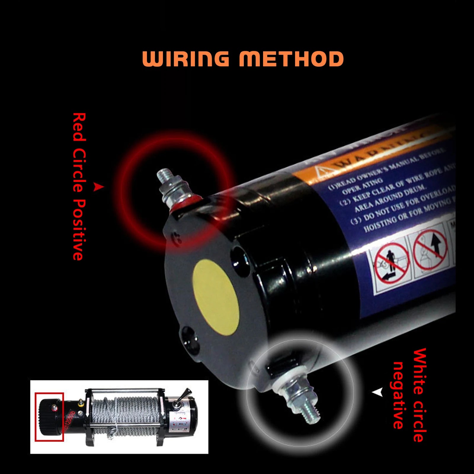 Electric Winch 2000lbs-6000lbs Support remote and hand control car winch for ATV UTV Towing Trailer Winch