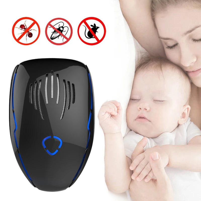 Electronic Repeller  Ultrasound Mouse Cockroach Repeller Device Insect Rats Spiders Mosquito Killer Pest Control Household Pest