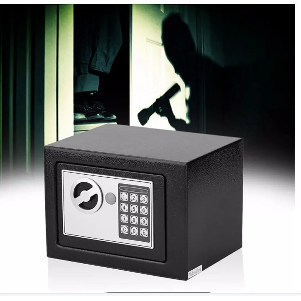 Digital Safe Box Safety Money Gun Electronic Lock Safe Fireproof Safes for Home Strongbox Small Cash Security Lockable Storage