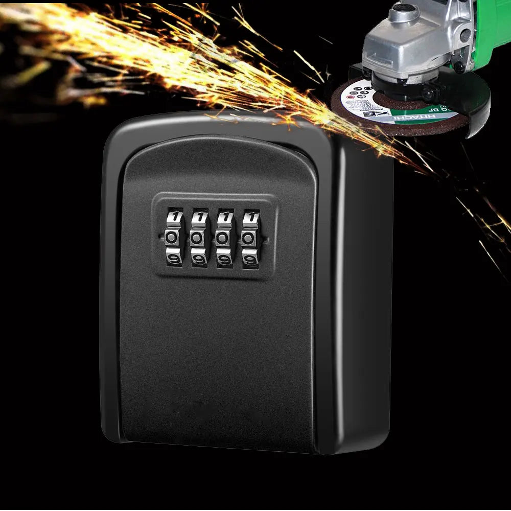 Metal Key Box Password Wall Mounted Security Anti-theft Organizer Home Indoor Outdoor Safe Lock Storage G9