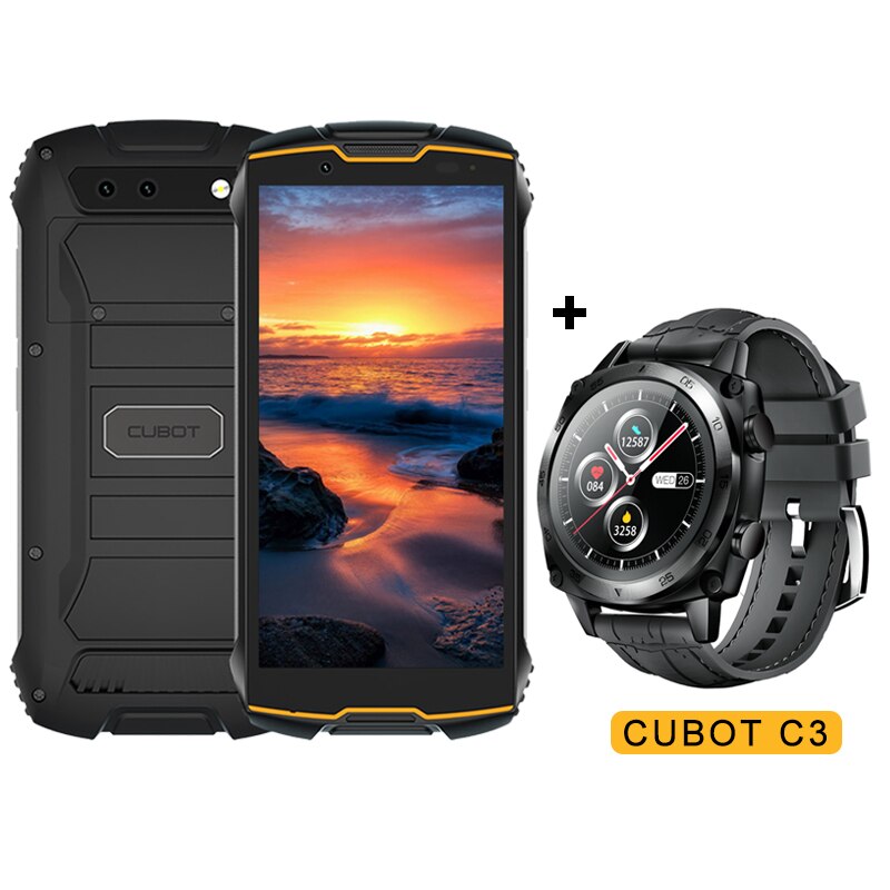 Cubot 4-Inch Waterproof Mini Smartphone, KingKong MINI2 Pro, Octa-Core, 4GB+64GB(128GB Extended),Dual SIM, 3000mAh,GPS, Face ID