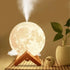 Humidifier Aromatizer Luminaire Lampshade Full Moon 3D lamp light diffuser aroma essential oil USB Ultrasonic