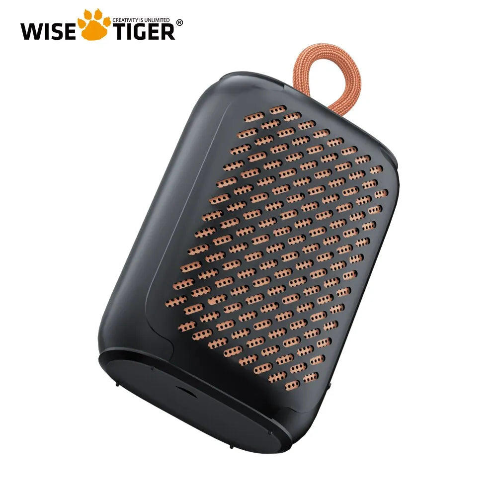 Wisetiger Mini Portable Bluetooth Speaker IPX7 Waterproof Dustproof 6W 12H Playtime TWS Microphone Biggest Sound Smallest Size
