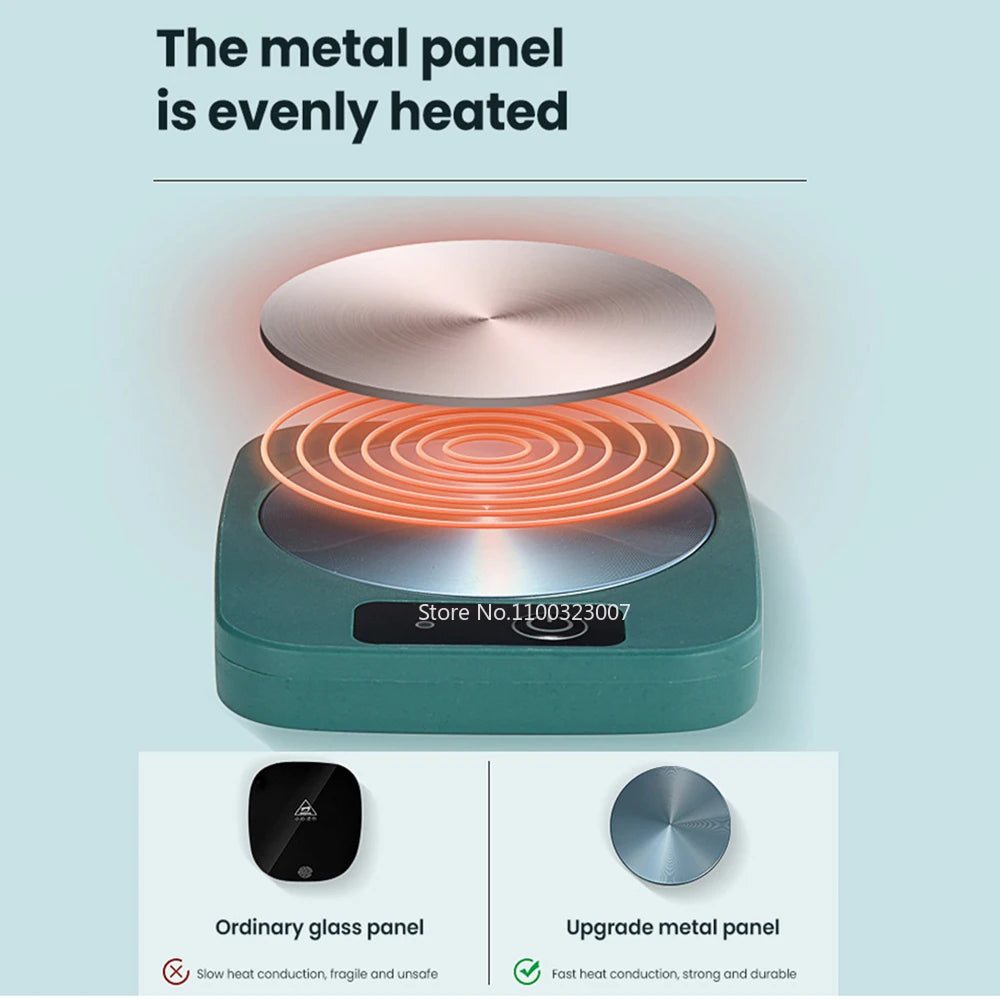 Electric Beverage Warmer Coffee Cup Heater Warmer Mug Beverage Warmer Milk Tea Water Heating Pad Temperature Home Cup Warm Mat