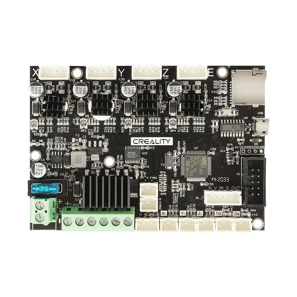 Creality 3D Printer Ender 3 Upgraded Silent Motherboard Kit 32 Bit High Performance V4.2.7 with TMC2225 Driver Marlin 2.0.1