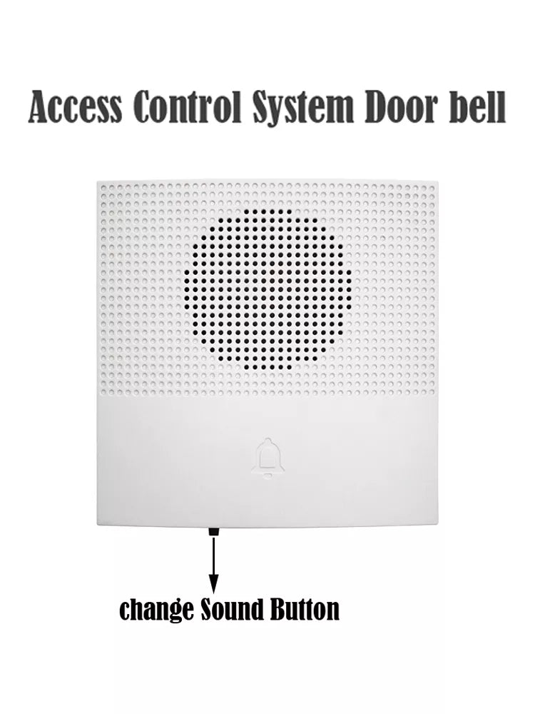 38 Sound Access Control DoorBell Wired Door Bell DC 12V Vocal Wired Doorbell Welcome Door Bell For Access Control Kits