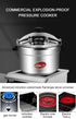 Pressure Cooker Explosion-Proof Pressure Cooker Special Pressure Cooker For Large-Capacity Commercial Gas Induction Cooker Pot