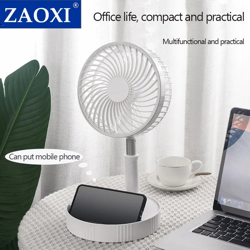 XIAOMI 7200mah Portable Fan USB Rechargeable Remote Control Folding Telescopic Floor Standing Mini Fans for Home Air Conditioner