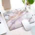 Marble Nordic Style Small Mouse Pad Computer Laptop Mousepad Rectangle Non-slip Rubber Base Deskpad Table Mat Desk Accessories