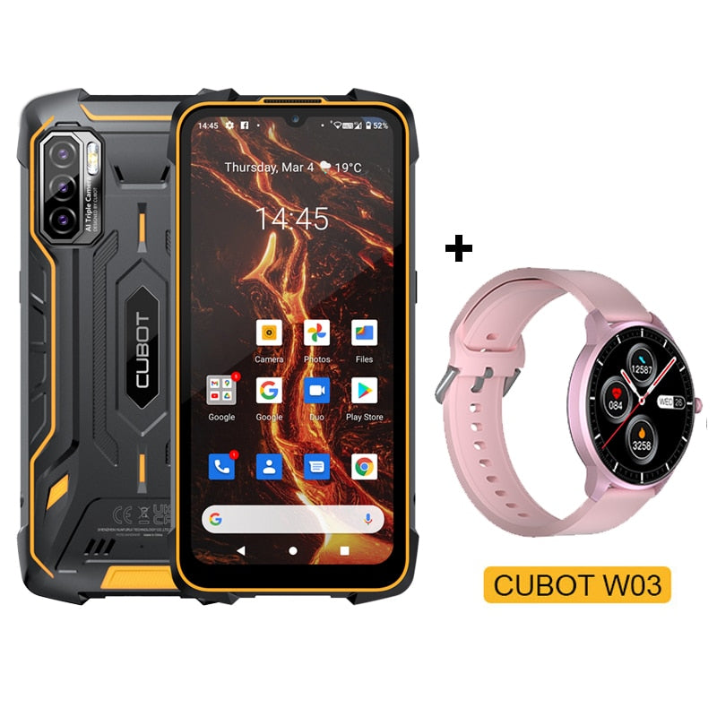 Cubot KingKong 5 Pro IP68/IP69K Waterproof Smartphone Rugged Phone 8000mAh 48MP Triple Camera Android 11 NFC 64GB Global 4G LTE