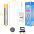 Immersion Water Heater, 1500W Electric Submersible Water Heater with Timer, Stainless Steel Guard Cover EU Plug