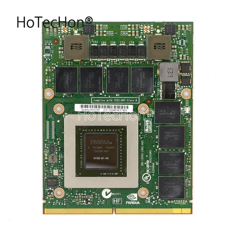 nVIDIA Quadro K3100M 4GB Metal Video Card for iMac 11,1 / 11,3 / 12,2 A1312 27 inch Late 2009 / Mid 2010 / Mid 2011 Sonoma