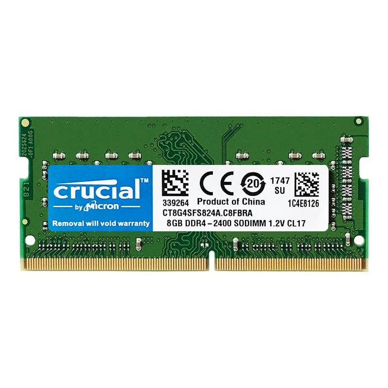 Crucial DDR4 RAM Laptop Memory 32GB 16GB 8GB 4GB PC4-19200 SODIMM 2133 2400 2666 3200MHz DDR4 Notebook RAM Memorial