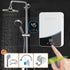 5500W Temperature Adjustable Instant Tankless Electric Hot Water Heater Kitchen Bathroom Shower Hot Water Fast Heating EU Plug