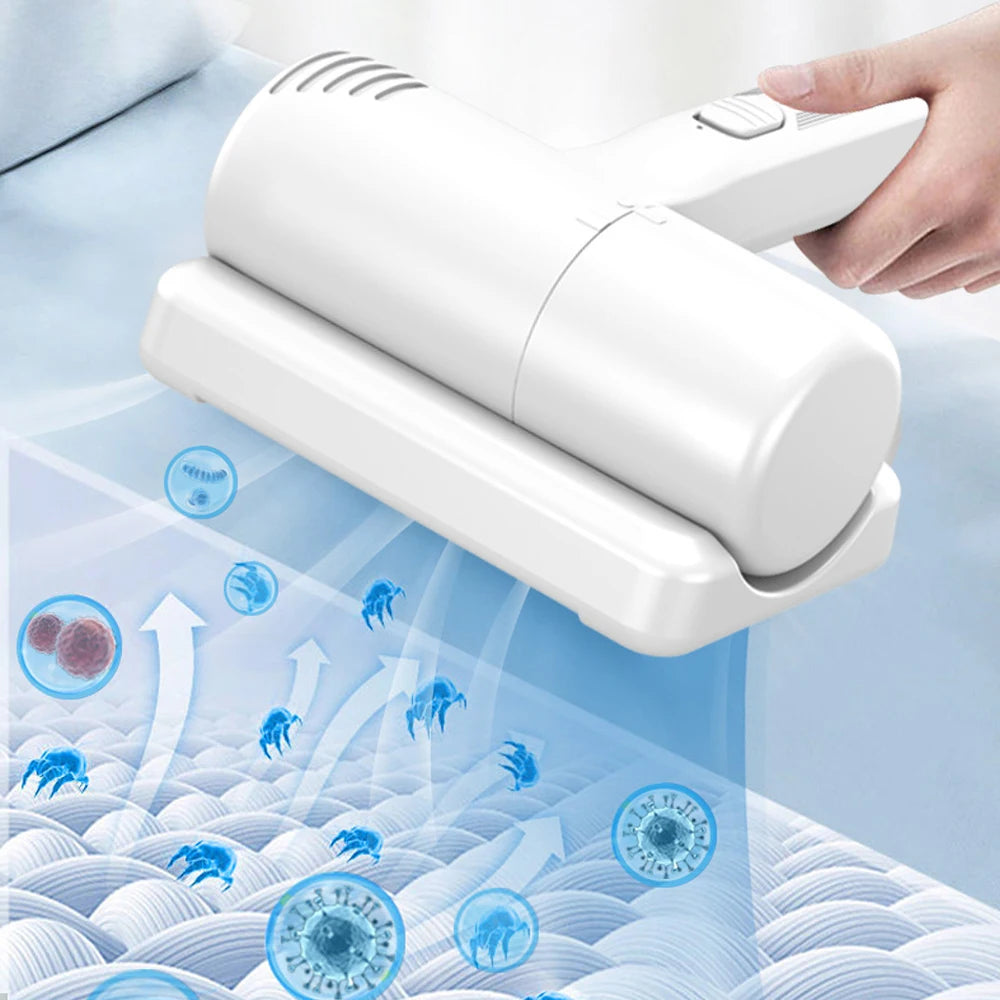Portable Wireless Mite Remover with UV Sterilization and Disinfection Cleaner Remover Integrated Intelligent Handheld Vacuum