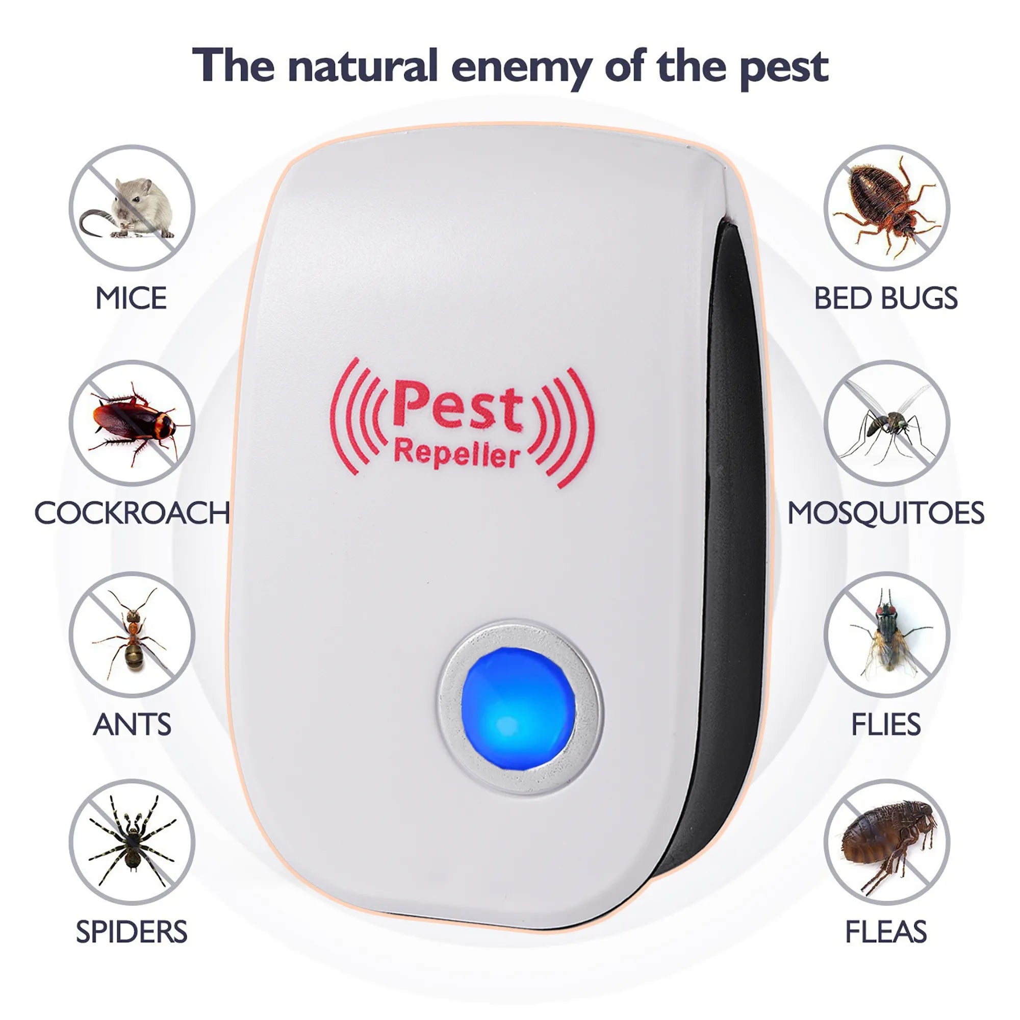 Indoor Mosquito Repeller Killer Electronic Mosquito Insects Killer Plug And Play Household Repellents Pest Control Products