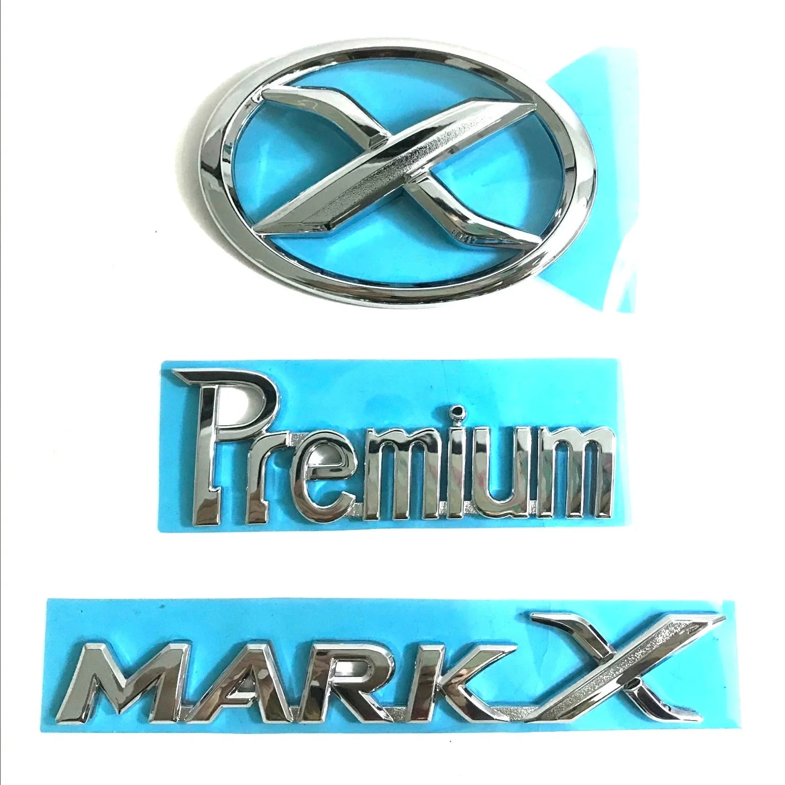1 Pcs 3D ABS MARK X Emblem Premium Car Badge X Rear Truck Car Stickers Car Decor For Toyota MARKX MARK-X Car Accessories