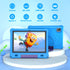 Pritom 10.1 Inch Kids Tablet Android 12 WIFI 6 Quad Core Processor 3GB RAM 64GB ROM YouTube with EVA Protective Case