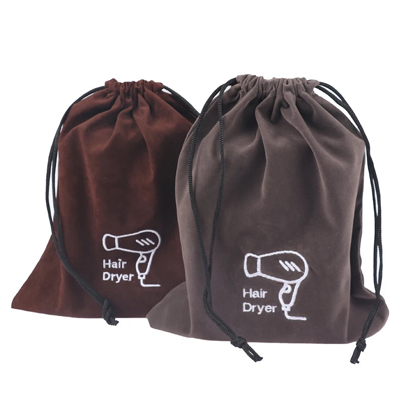 Hair Dryer Cloth Bag Hair Diffuser Hairdryer Bag Drawstring Closure Cover Storage Belt Mouth Drawstring Dust Bag